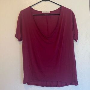 Free People We The Free top burgundy size S